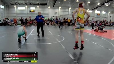 126 lbs Round 2 (4 Team) - Jameson Hare, Phoenix WC 2 vs Connor Wilson, Ohio Valley