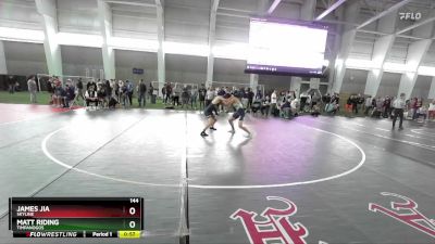 144 lbs Cons. Round 2 - Matt Riding, Timpanogos vs James Jia, Skyline