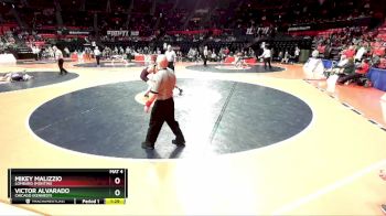 2A 113 lbs Quarterfinal - Victor Alvarado, Chicago (Kennedy) vs Mikey Malizzio, Lombard (Montini)