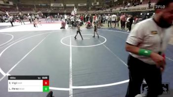 46 lbs 3rd Place - Evan Vigil, War vs Lucas Perez, Bearcave WC