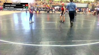 118 lbs Quarterfinal - Taylin Craig, Seymour Youth Wrestling Club vs Phyicia Turner, GroundZero
