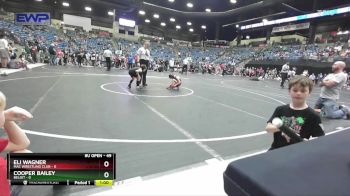 49 lbs Quarterfinal - Cooper Bailey, Beloit vs Eli Wagner, Mac Wrestling Club