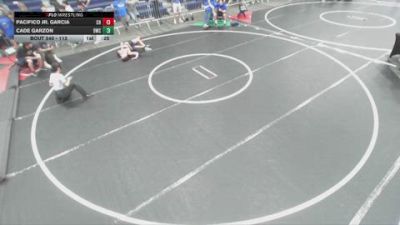 113 lbs 3rd Place Match - Pacifico Jr. Garcia, Clovis High vs Cade Garzon, 951 Wrestling Club