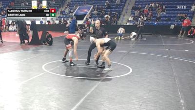 150 lbs Consi Of 8 #1 - Alberico Mancini, Cranston West vs Carter Lang, Beverly