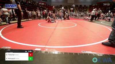 73 lbs Round Of 16 - Bradley Fletcher, Broken Arrow Wrestling Club vs Austin Mittasch, Morrison Takedown Club