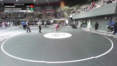 105 lbs Consi Of 8 #1 - Jaydin Lopez, Mt Whitney vs Barbara Velazquez, Woodlake Union