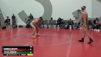 209 lbs Placement Matches (8 Team) - Tatum Adriano, Death Squad Wrest (IN) vs Garrett Deuser, Outlaws Xtreme