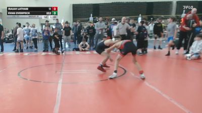 81 lbs Final - Isaiah Latham, Team Tugman - MSC vs Evan Overpeck, All I See Is Gold Academy - MSC