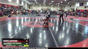 Round 4 - Barrett Nofsinger, Wabasha-Kellogg-Alma-Pepin vs Providence Asya Rhodes, Burnsville Blaze