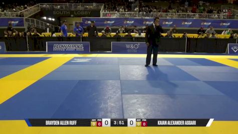 Brayden Allen Ruff vs Kaian Alexander Asgari 2026 Pan Kids Jiu-Jitsu IBJJF Championship