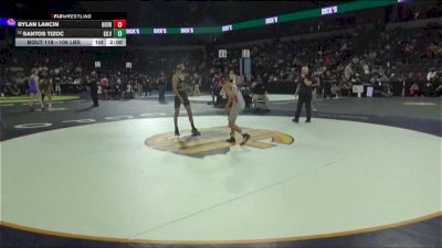 106 lbs Round Of 32 - Rylan Lancin, George Washington (SF) vs Santos Tizoc, Silver Creek (CC)