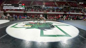 110 lbs Round 3 - 2nd Wrestleback And Semi-finals(16 Team) - Anaveh Gonzales, Lubbock Cooper vs Mary Griffin, Melissa