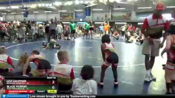 50 lbs Round 5 (10 Team) - Blaze Murray, Team Hammerhouse vs Levi Kaufman, Backyard Brawlers