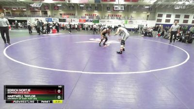 141 lbs Semifinal - Hartwell Taylor, University Of Saint Mary (KS) vs Edrich Nortje, Dickinson State (N.D.)