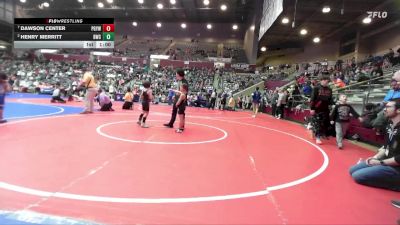 52 lbs Quarterfinal - Dawson Center, Prairie Grove Youth Wrestling vs Henry Merritt, Bentonville Wrestling Club