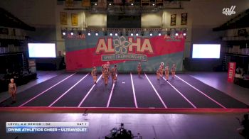 Divine Athletics Cheer - Ultraviolet [2026 L4.2 Senior - D2 Day 1] 2026 Aloha Baltimore Showdown