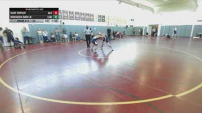 157 lbs Cons. Semi - Brenden Doyle, Lemoore College vs Sam Dehan, Santa Rosa Junior College