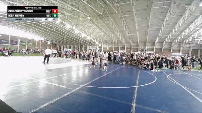 49 lbs Cons. Round 3 - Iker Newby, Westlake Wrestling Club vs Cru Christenson, Northside Wrestling Club