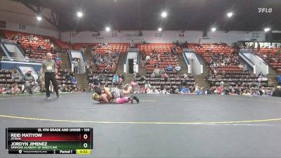 105 lbs Round 1 - Reid Matiyow, Attack vs Jordyn Jimenez, Simmons Academy Of Wrestling