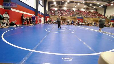 85 lbs Quarterfinal - Easton Haley, Coweta Tiger Wrestling vs Bryson Harris, HURRICANE WRESTLING ACADEMY