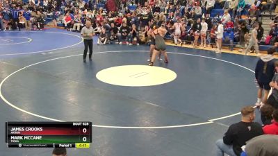 285 lbs Cons. Round 4 - Mark McCane, Tioga vs James Crooks, Akron