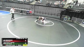 123 lbs Champ. Round 2 - Jax Bruening, Providence Hall vs Abduhalli Eftin, Kearns High School