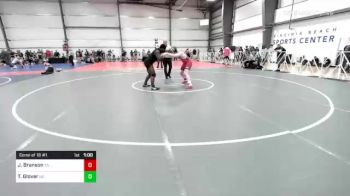 195 lbs Consi Of 16 #1 - Jack Branson, TN vs Tayshaun Glover, NC