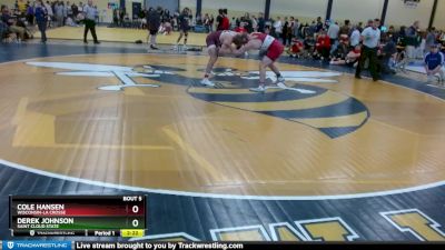 157 lbs Round 2 - Cole Hansen, Wisconsin-La Crosse vs Derek Johnson, Saint Cloud State