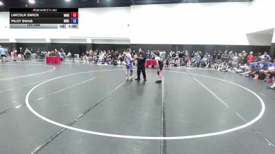 120 lbs Lincoln Swick, Wisconsin Red vs Pilot Swab, Team Michigan - Blue