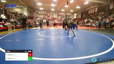 83 lbs Semifinal - Dewyatte Stout, Heat vs Zachariah Park, Bartlesville Wrestling Club