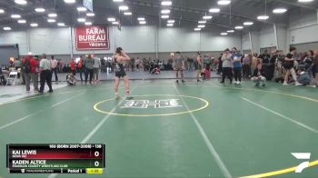 138 lbs Quarterfinal - Kaden Altice, Franklin County Wrestling Club vs Kai Lewis, Nova WC