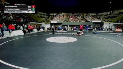 215 lbs Round Of 32 - Noah Bridges, McLane vs Stryker Conley, Frontier