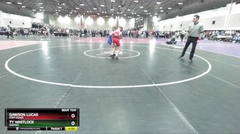 106A Quarterfinal - Ty Whitlock, Harrah vs Dawson Lucas, Fort Osage