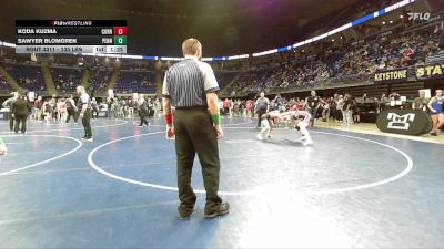 135 lbs 3rd Place - Koda Kuzma, Corry vs Sawyer Blomgren, Pennridge