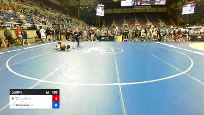 88 lbs Quarters - Hudson Chittum, TN vs Onofre Gonzales, CO