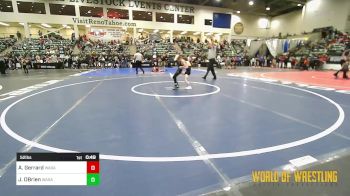 52 lbs Consi Of 16 #2 - Aicen Gerrard, Wasatch Wrestling Club vs Jag OBrien, Wasatch Wrestling Club