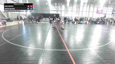 12U Girls - 102 lbs 7th Place Match - Shelby Chase, AK vs Sofia Almendariz, CA