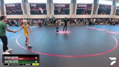 80 lbs Semifinal - Banyon Hood, Scots Wrestling Club vs Ethan Gentry, NXT Level Wrestling Academy