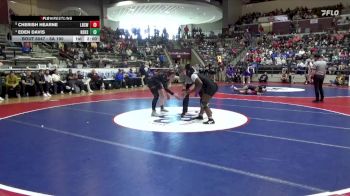 6A 190 lbs Quarterfinal - Cherish Hearne, Little Rock Southwest High School vs Eden Davis, Northside