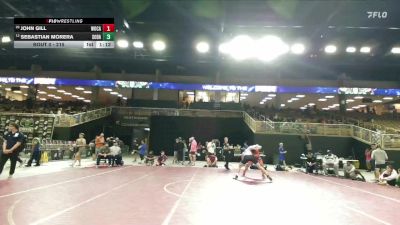 215 lbs Champ. Round 3 - John Gill, Woodland, Cartersville vs Sebastian Morera, South Dade