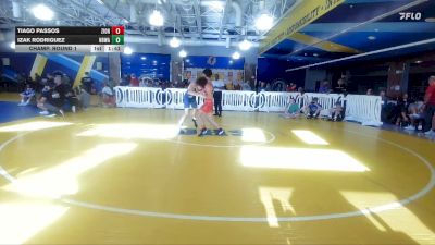 132 lbs Champ. Round 1 - Tiago Passos, Bishop Verot vs Izak Rodriguez, Funky Monkey