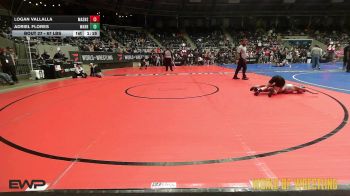 67 lbs Round Of 32 - Logan Vallalla, Mat Assassins vs Adriel Flores, Warriors Of Christ (WOC)