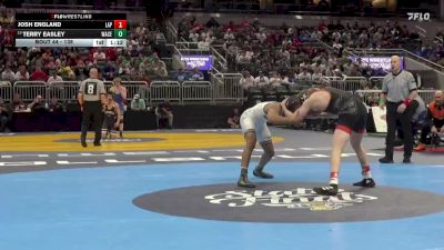 138 lbs Champ. Round 1 - Terry Easley, Warren Central vs Josh England, LaPorte