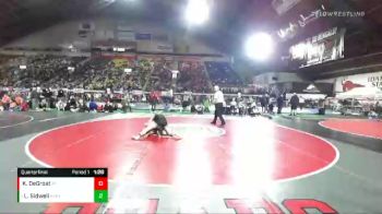 5A 182 lbs Quarterfinal - Luke Sidwell, Highland vs Keanyn DeGroat, Post Falls