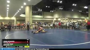 182 lbs Round 3 (10 Team) - John McNames, NFWA Red vs Hunter Page, Delta Eagles