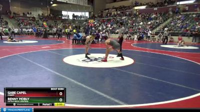 6A 144 lbs Cons. Round 1 - Gabe Capel, Cabot vs Benny Mobly, Little Rock Central