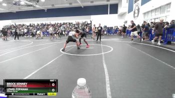 157 lbs Champ. Round 2 - Lewis Fofanah, Poway Elite vs Brock Kenney, Reign Wrestling Club