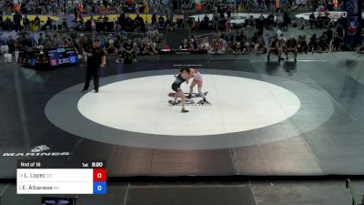 115 lbs Rnd Of 16 - Lindsey Lopez, CO vs Emma Albanese, NV