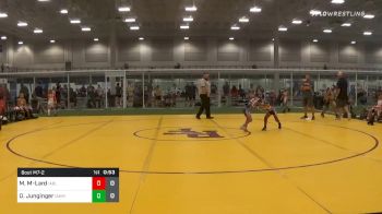 46 lbs Semifinal - Myles McGinnis-Lard, Iowa Blue vs Owen Junginger, Iowa Hammers