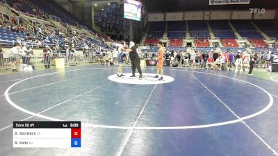 150 lbs Cons 32 #1 - Aiden Sanders, VA vs August Katz, NJ